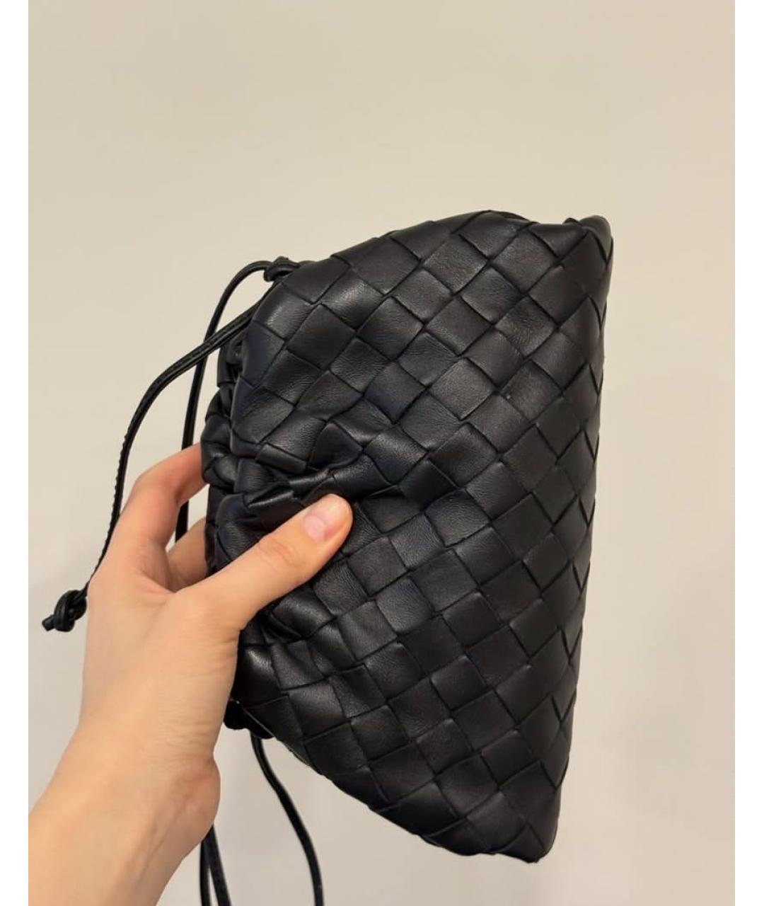 BOTTEGA VENETA Черная сумка через плечо, фото 5