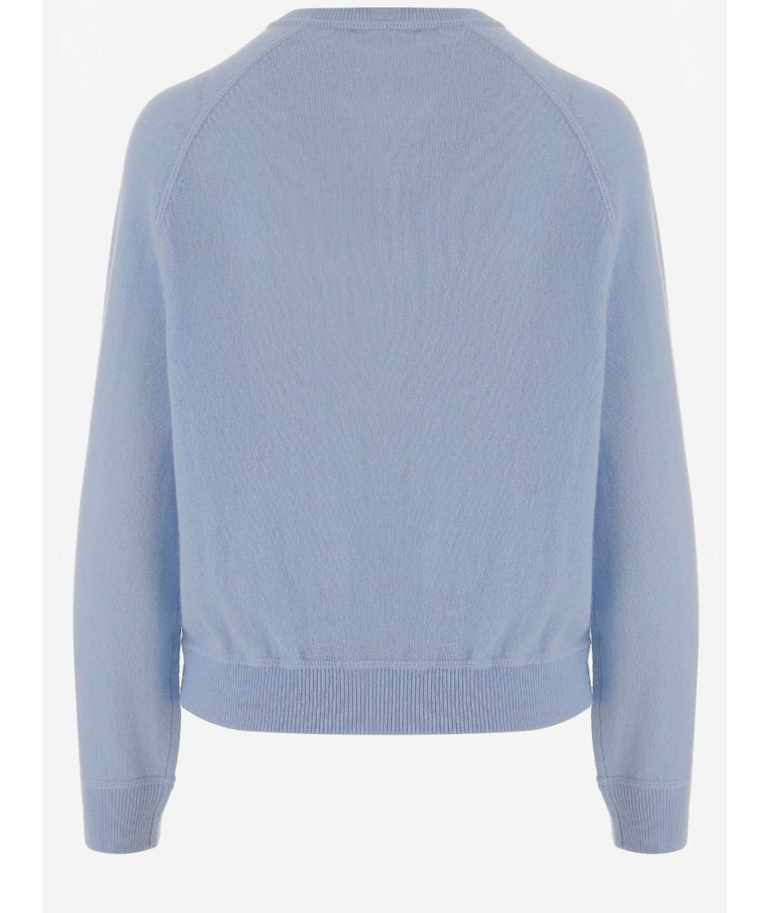 ALLUDE Голубой шерстяной джемпер / свитер, фото 2