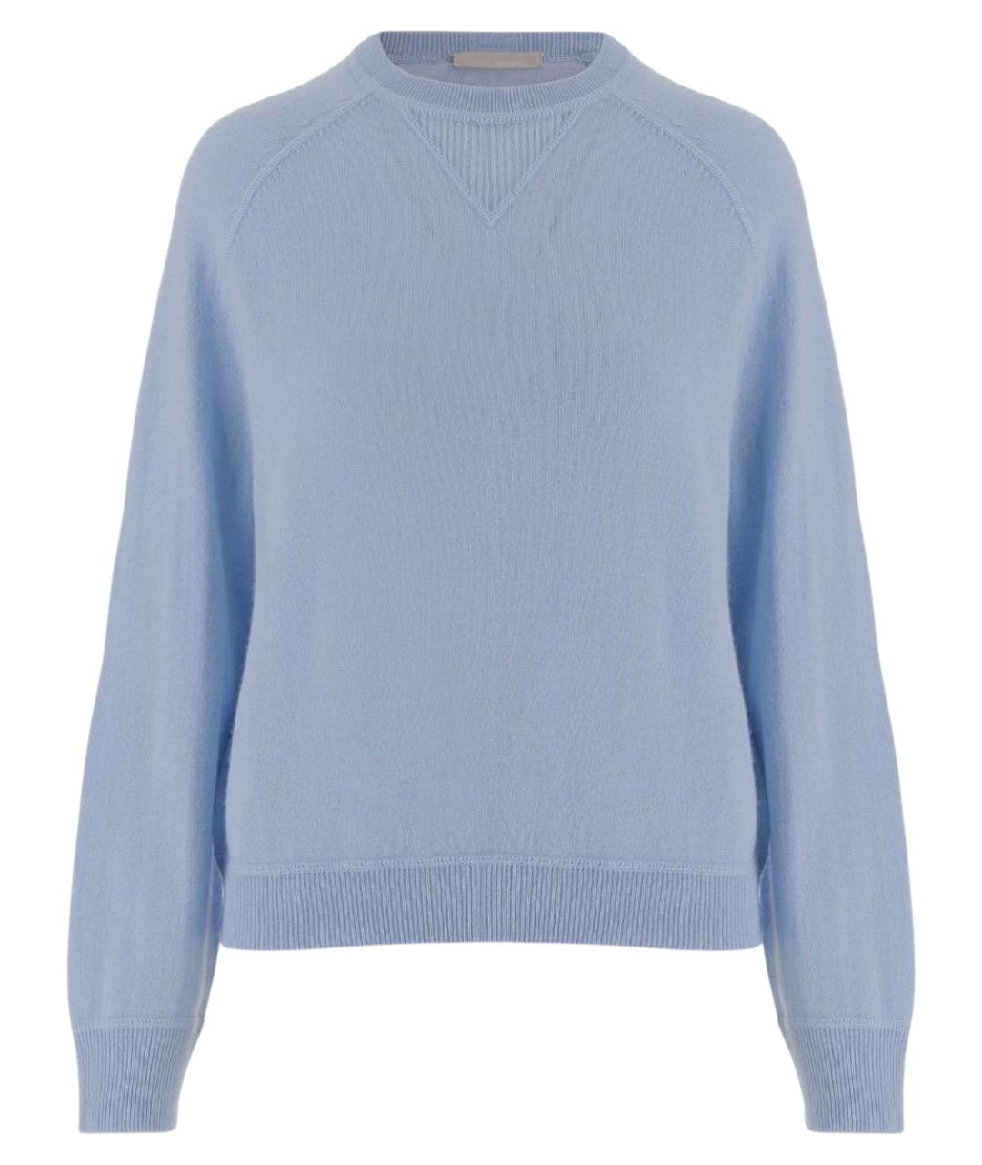 ALLUDE Голубой шерстяной джемпер / свитер, фото 1