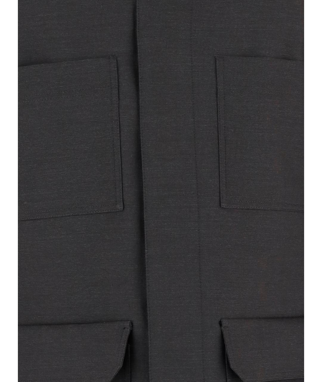 GUCCI Черная шерстяная куртка, фото 3