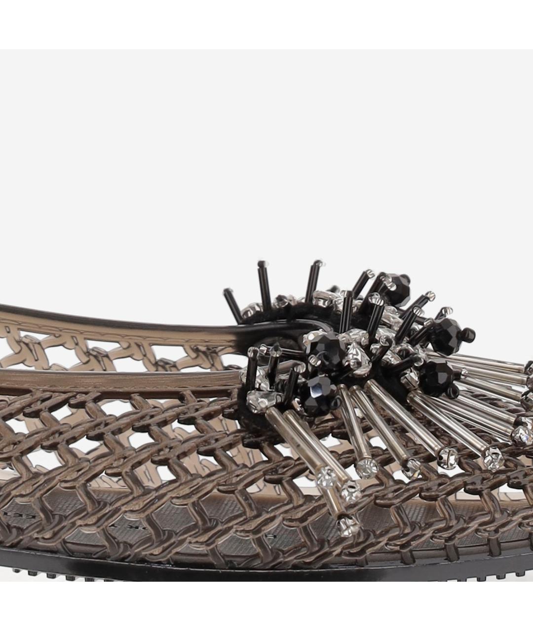 HEAVENLY JELLY Черные синтетические балетки, фото 5