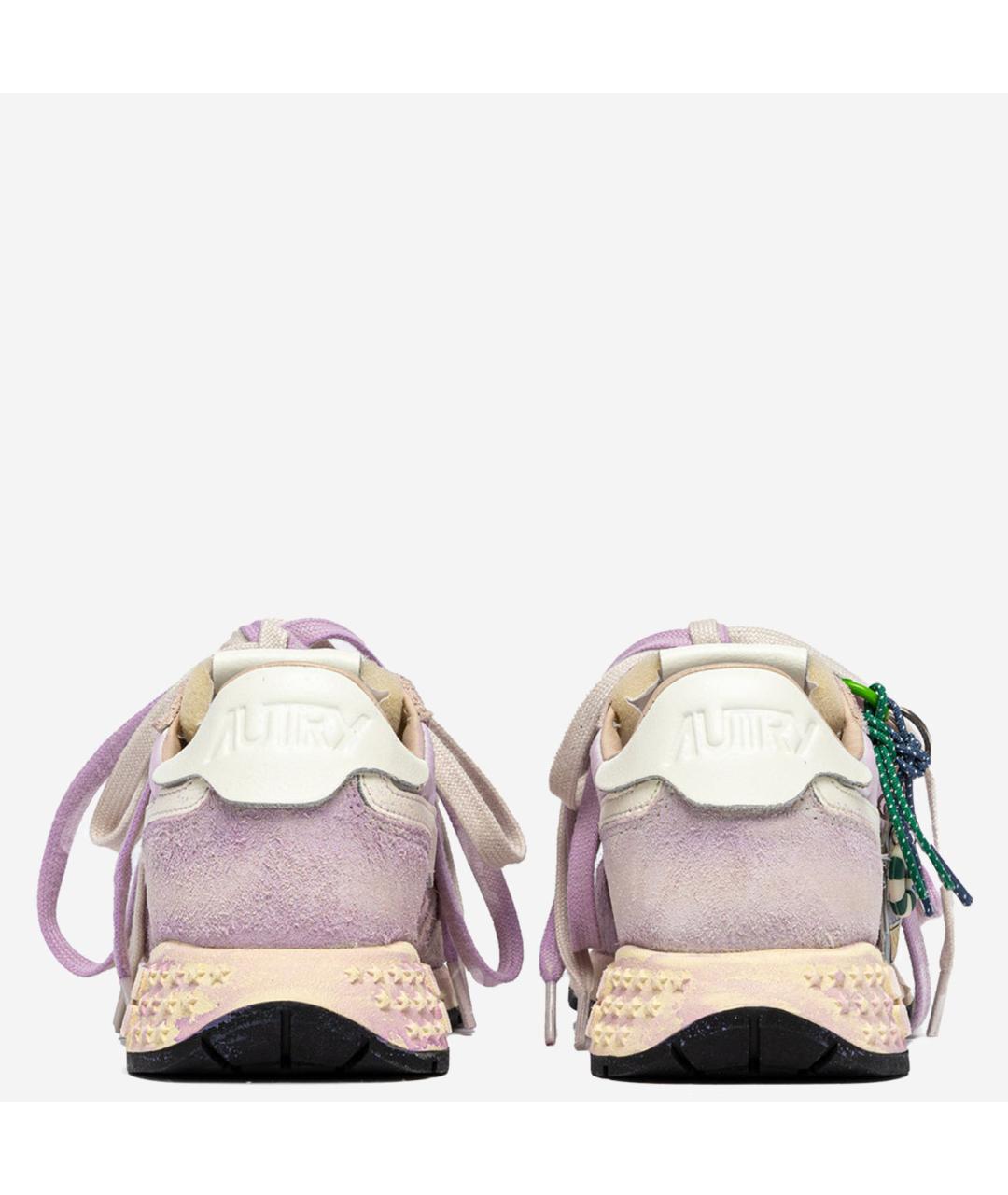 AUTRY Фиолетовые синтетические кроссовки, фото 3