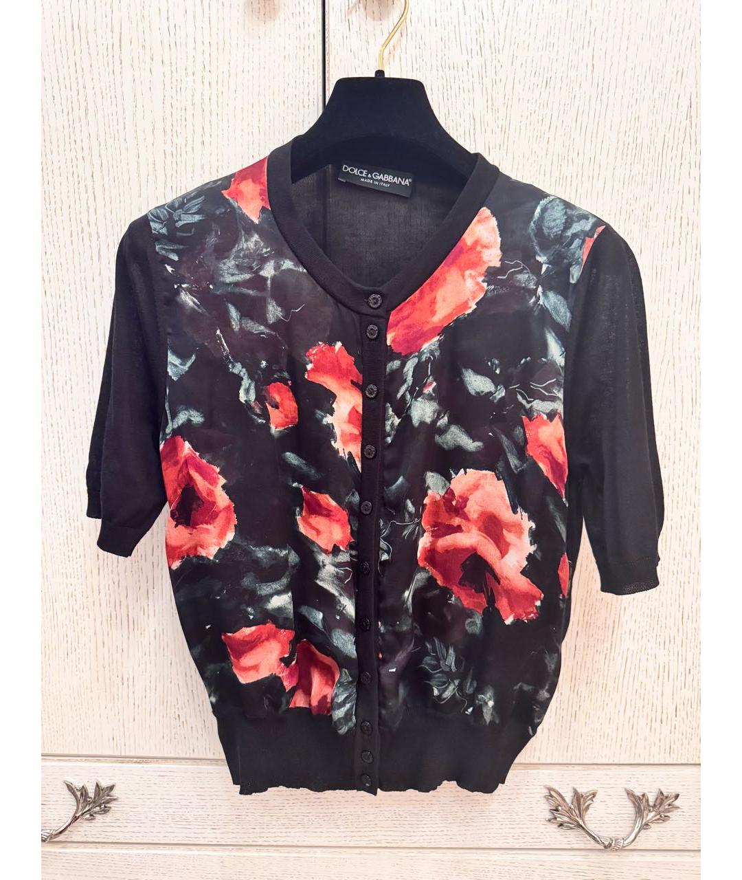 DOLCE&GABBANA Мульти хлопковый кардиган, фото 3