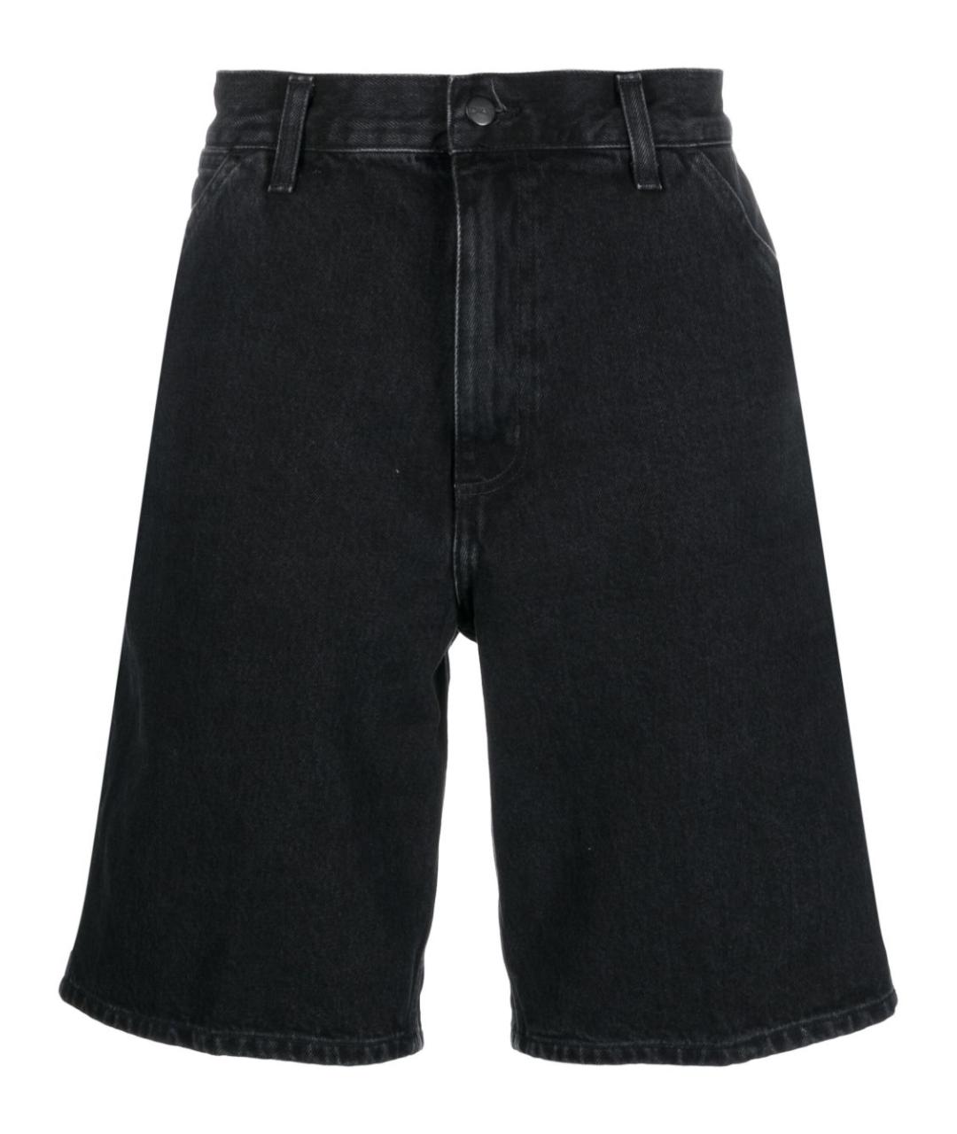 CARHARTT WIP Черные деним шорты, фото 1