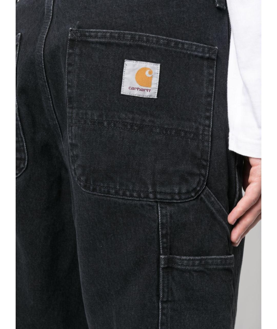 CARHARTT WIP Черные деним шорты, фото 5