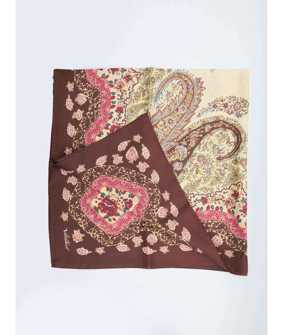 VALENTINO Мульти шелковый платок, фото 3