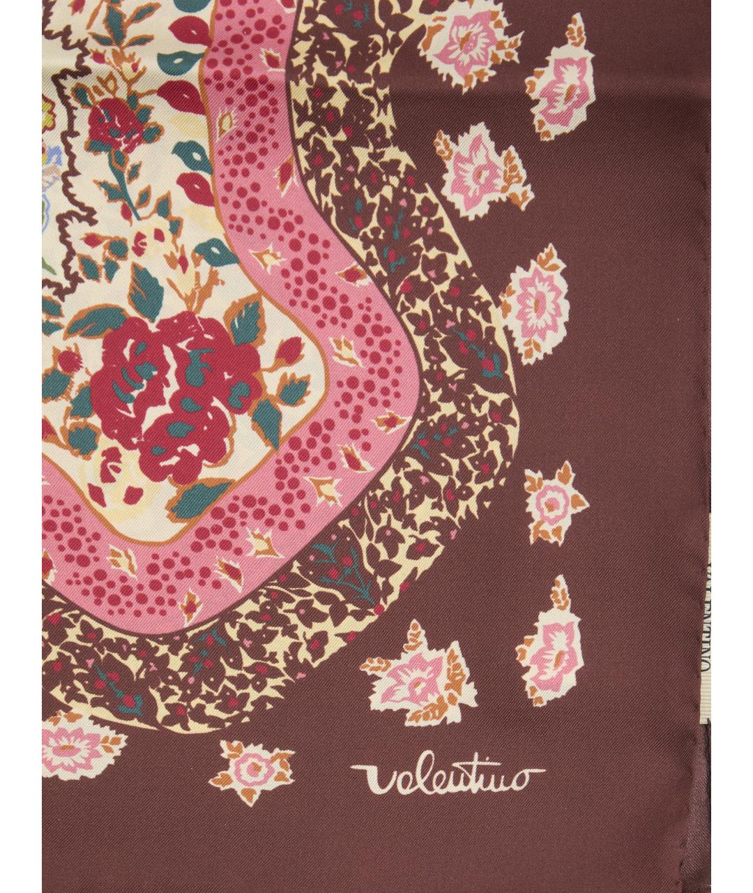 VALENTINO Мульти шелковый платок, фото 2