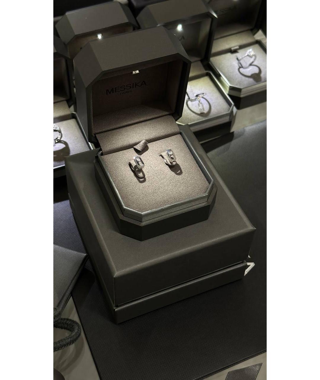 MESSIKA Серебряные серьги из белого золота, фото 4