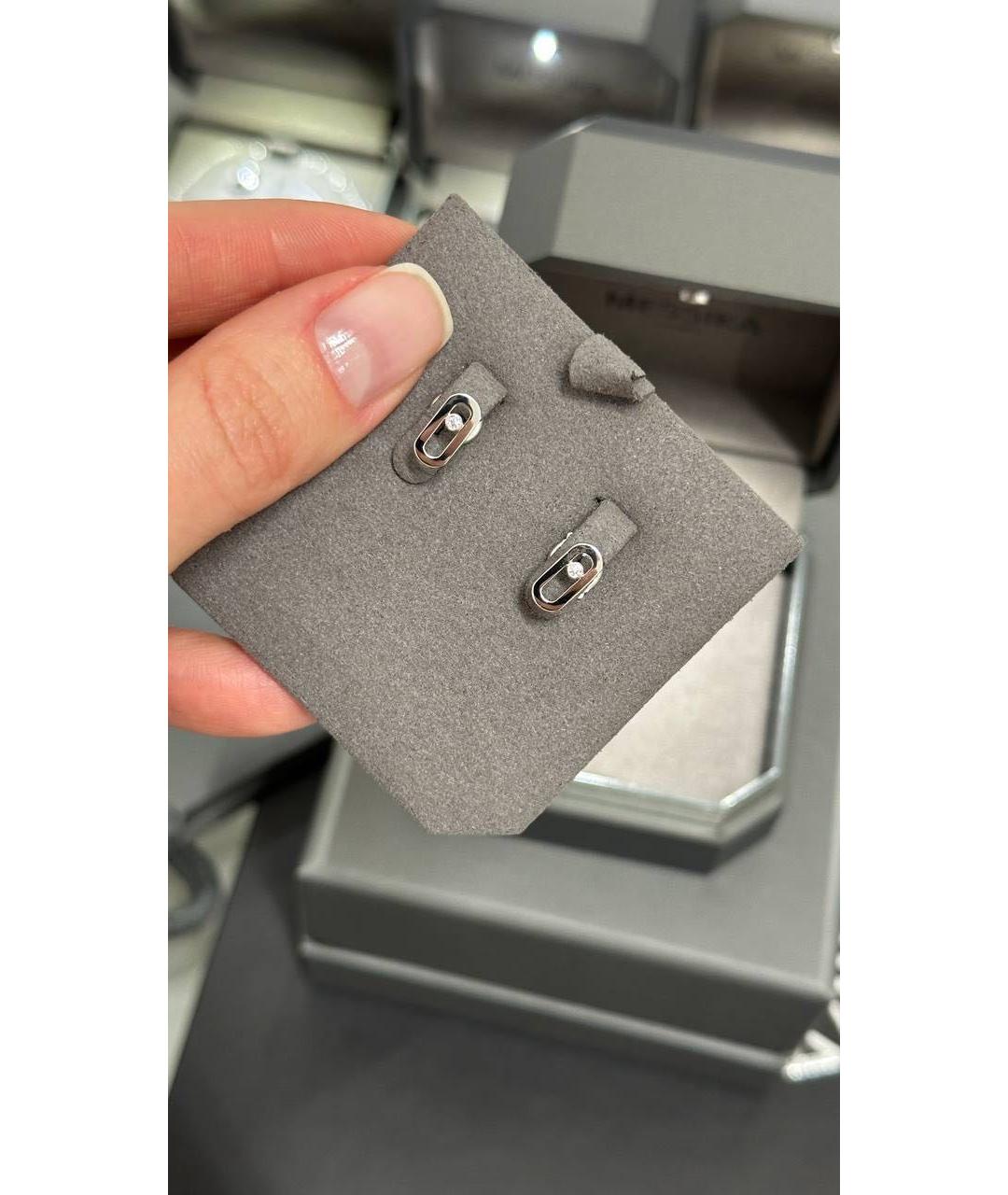 MESSIKA Серебряные серьги из белого золота, фото 2