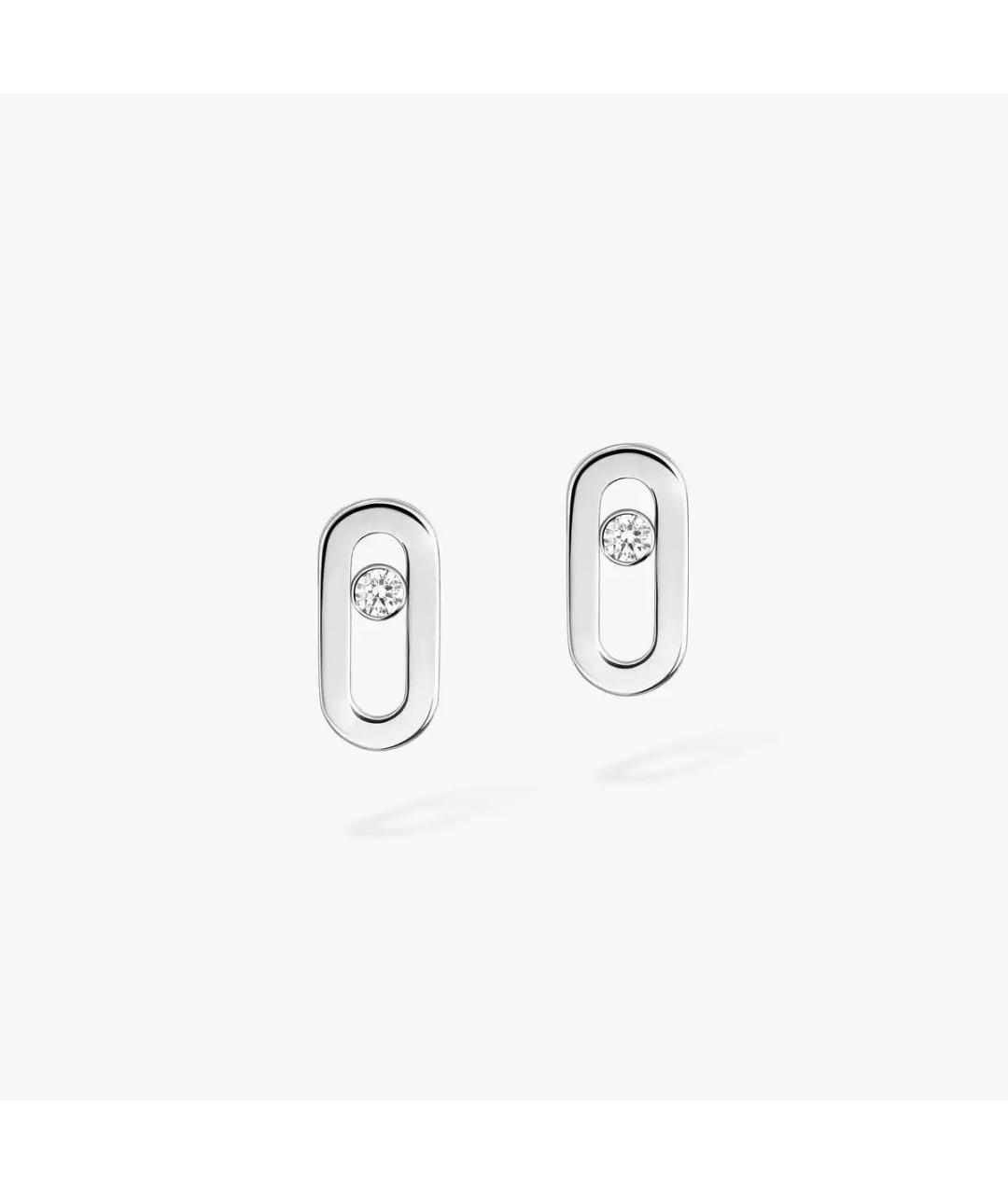 MESSIKA Серебряные серьги из белого золота, фото 6