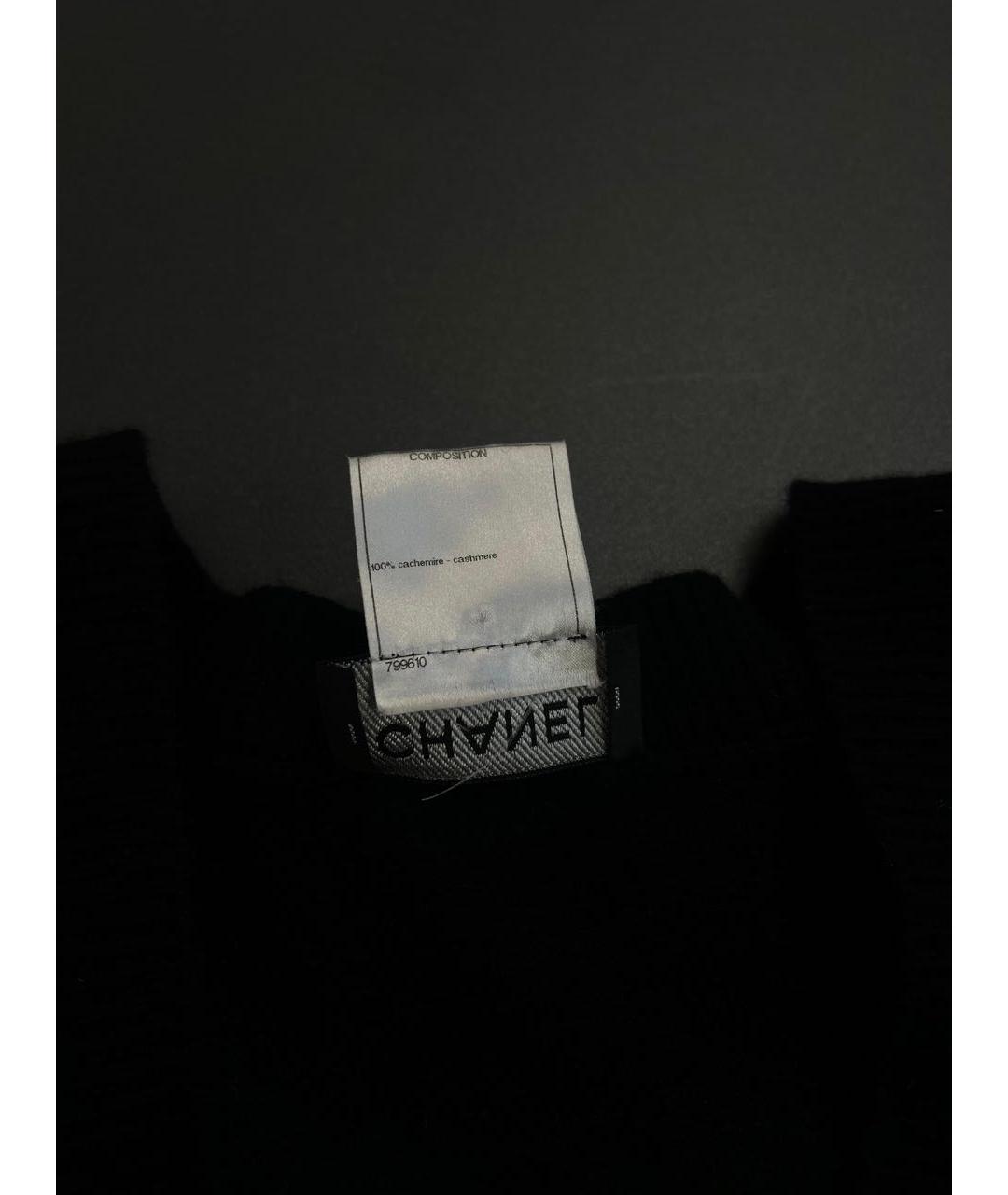 CHANEL Черный джемпер / свитер, фото 5