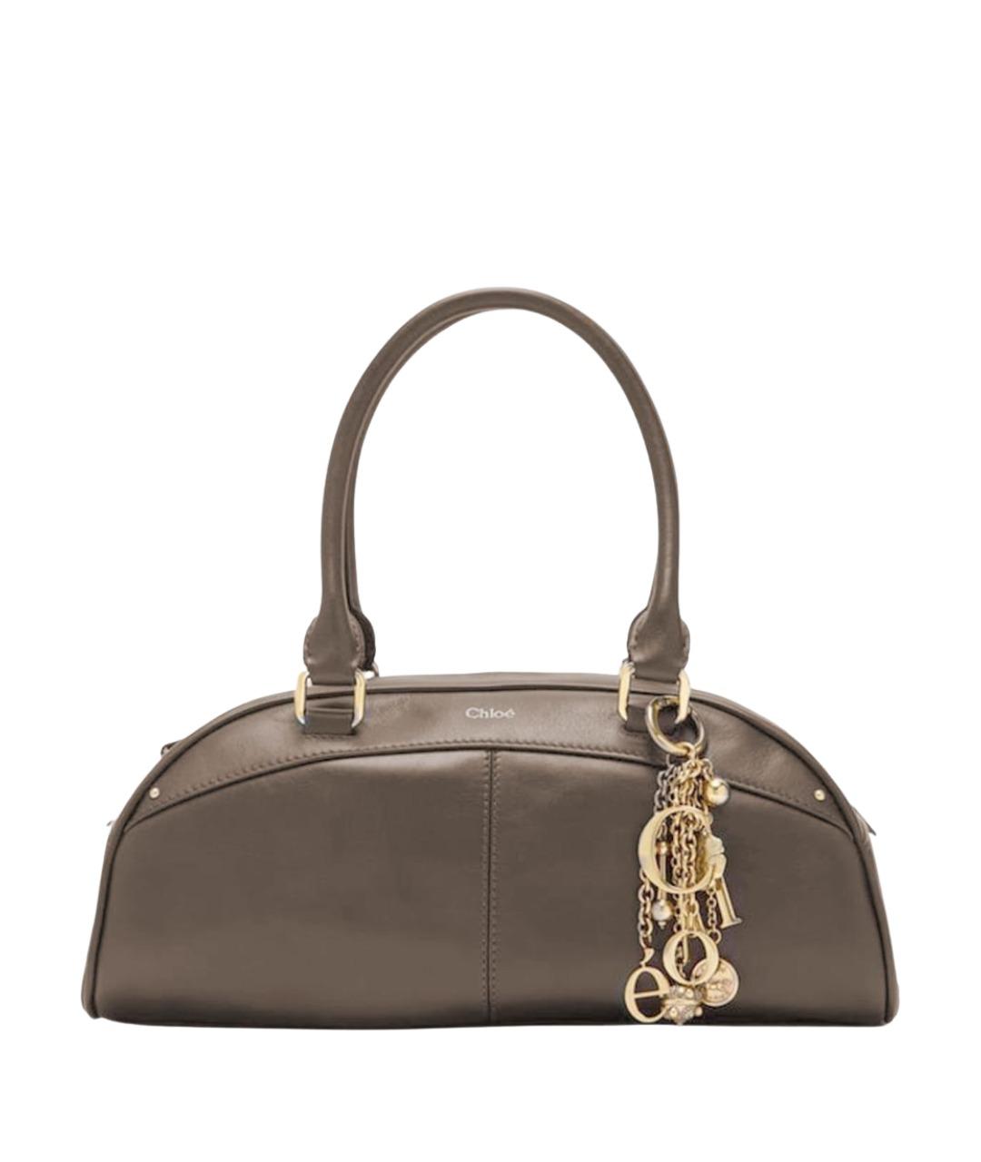 CHLOE Бежевая кожаная сумка тоут, фото 1