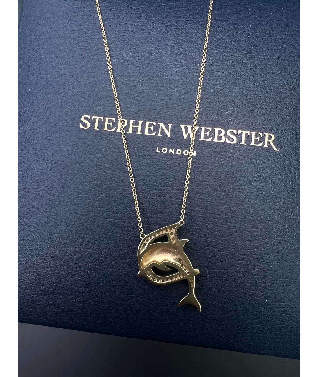 STEPHEN WEBSTER Серое колье из белого золота, фото 3