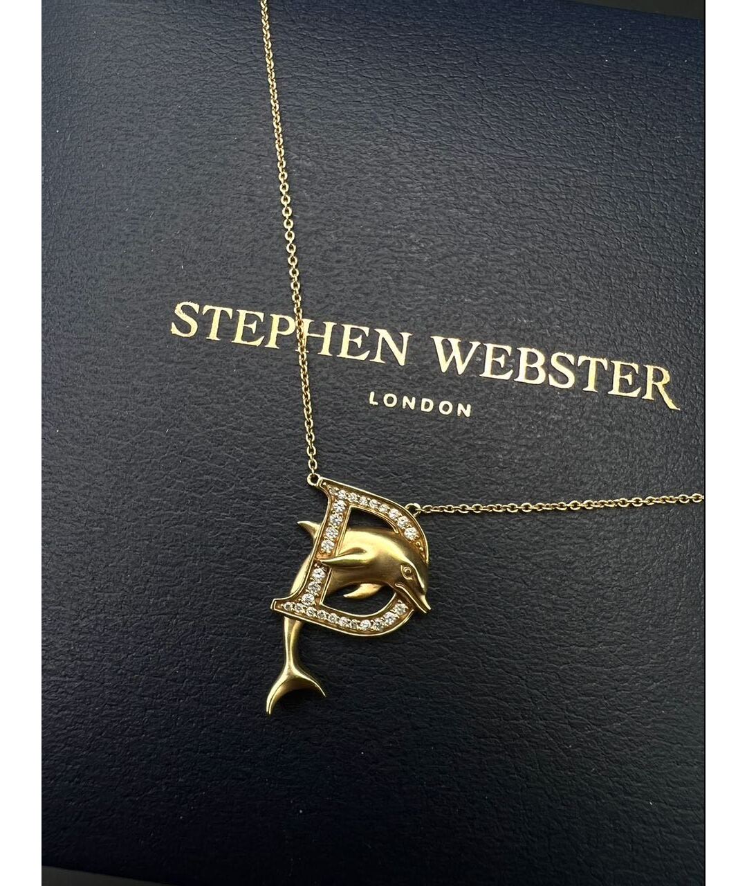 STEPHEN WEBSTER Серое колье из белого золота, фото 2