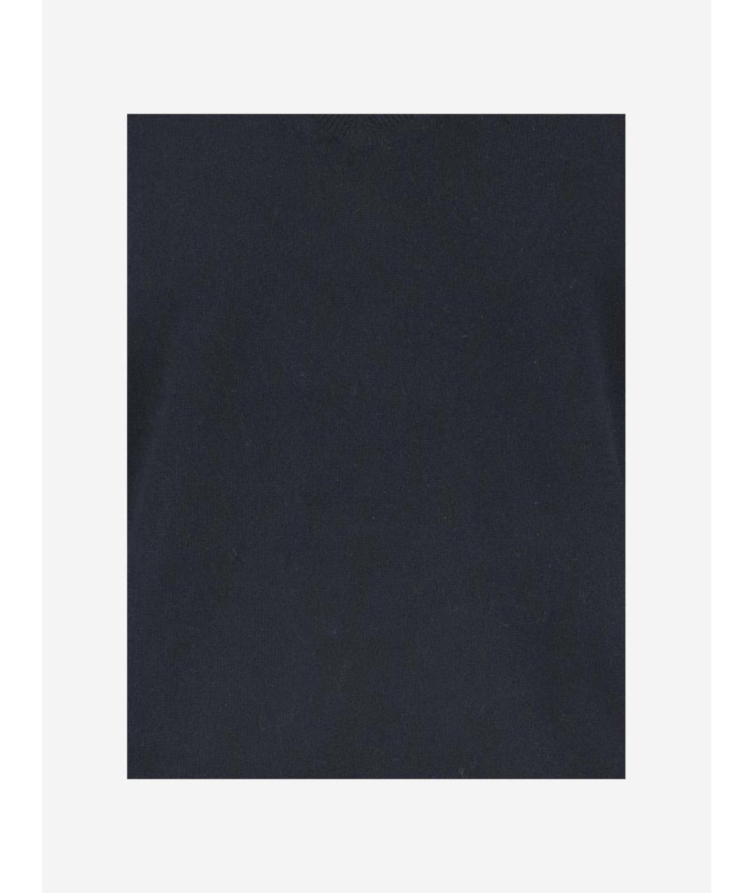 VINCE Темно-синий кашемировый джемпер / свитер, фото 3