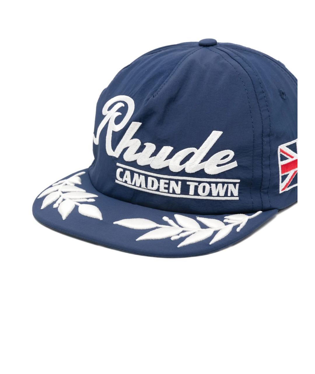 RHUDE Синяя хлопковая кепка/бейсболка, фото 2