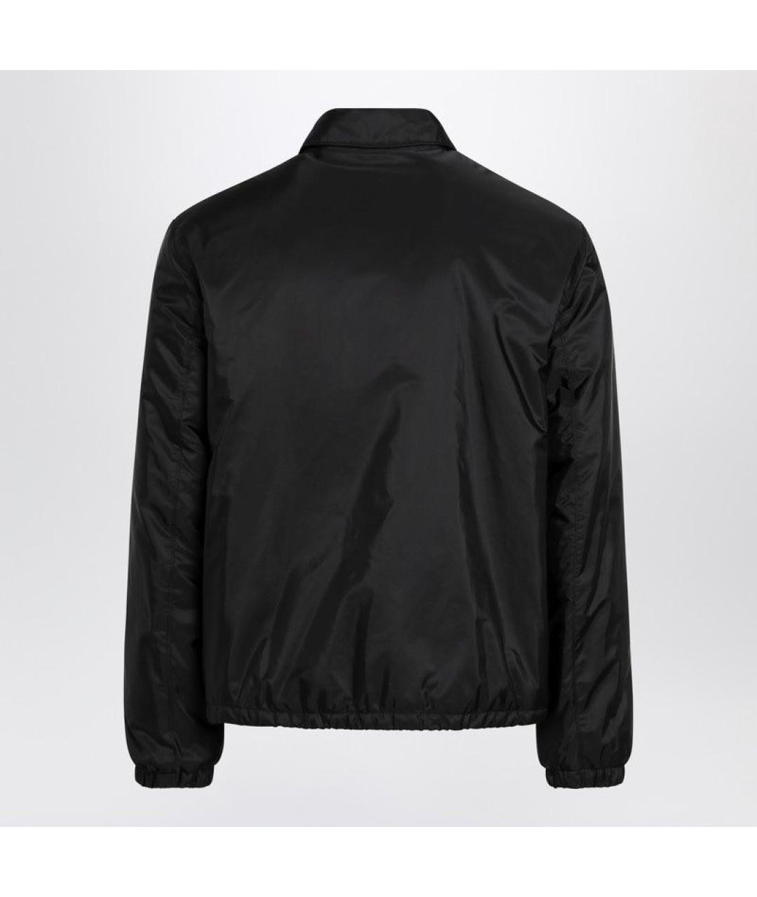 PRADA Черная полиэстеровая куртка, фото 2