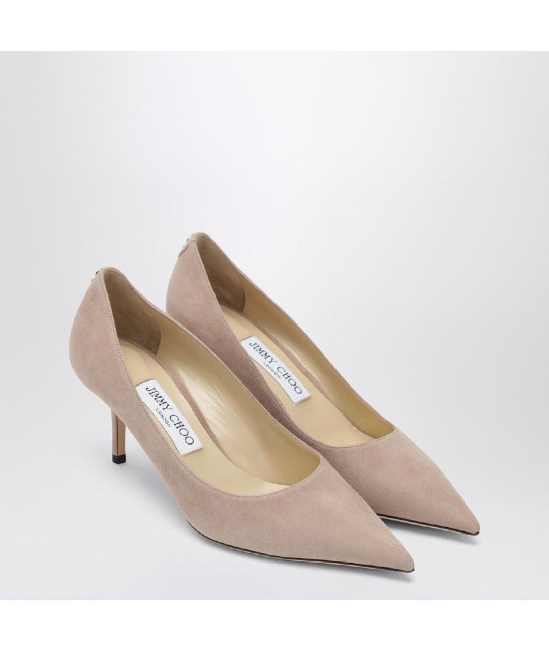 JIMMY CHOO Розовые замшевые туфли, фото 2