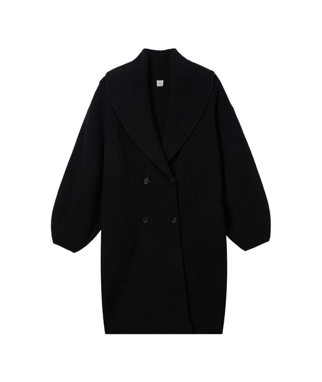 TOTEME Черный шерстяной кардиган, фото 1