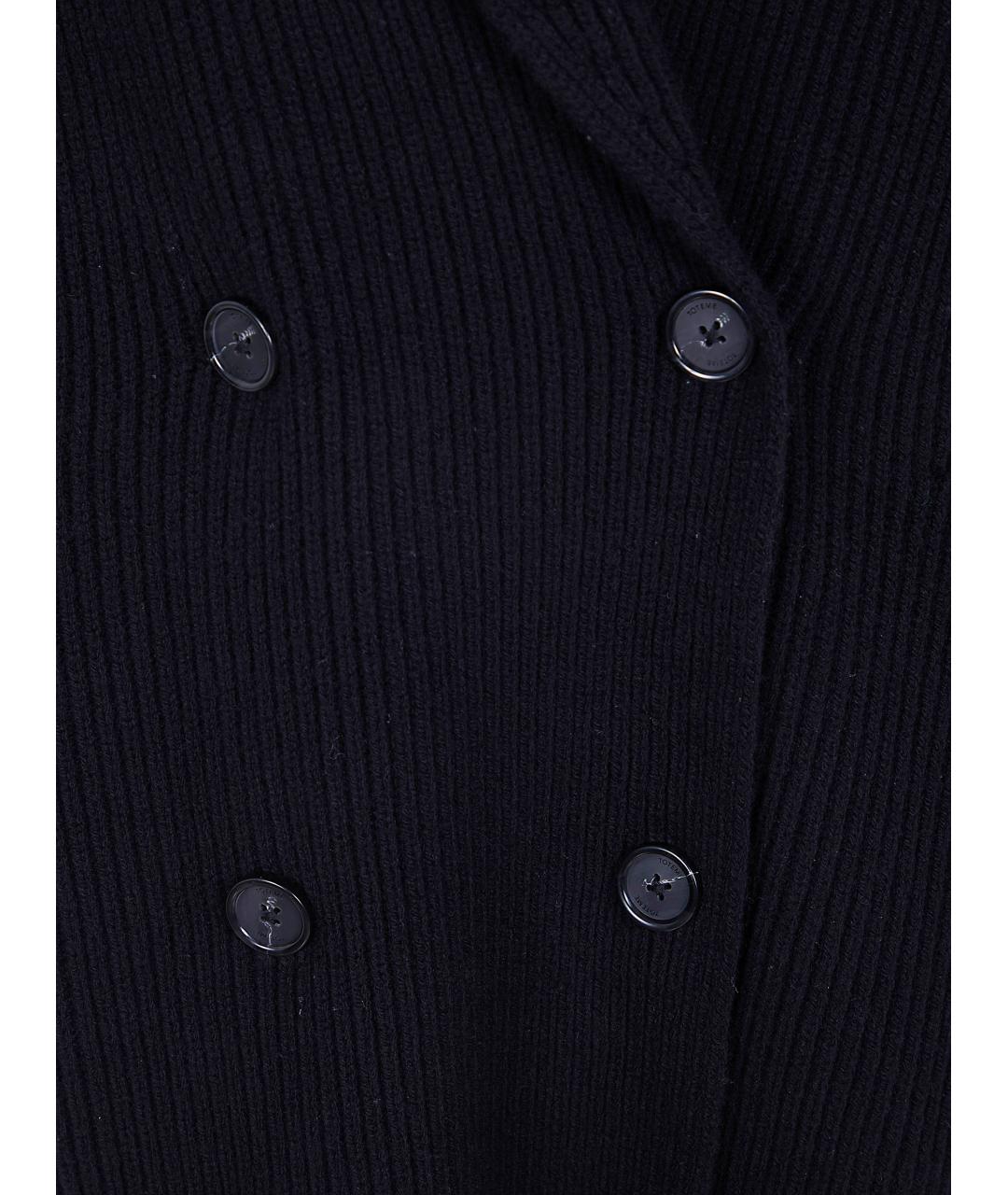 TOTEME Черный шерстяной кардиган, фото 3