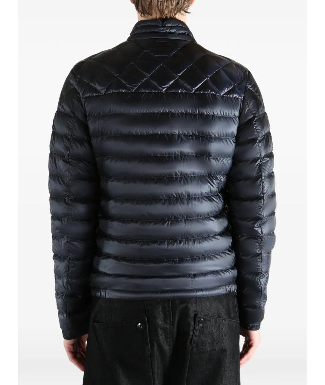 MONCLER Синяя полиамидовая куртка, фото 4