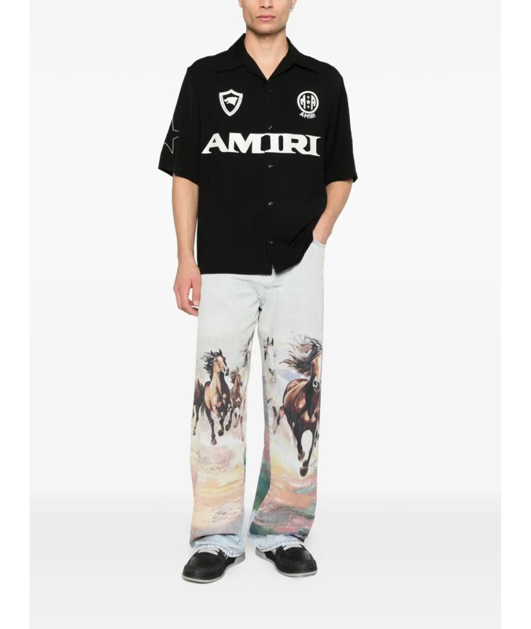 AMIRI Черная кэжуал рубашка, фото 2