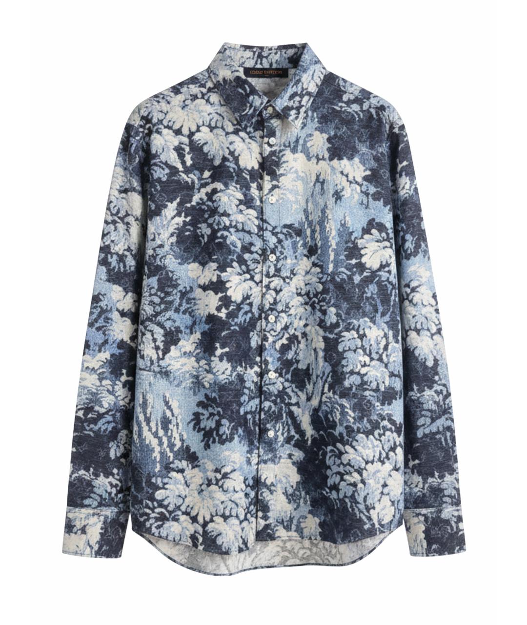 LOUIS VUITTON Голубая хлопковая кэжуал рубашка, фото 1