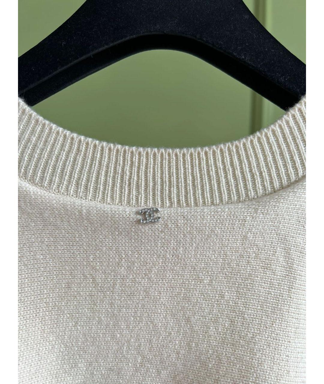 CHANEL Бежевый джемпер / свитер, фото 8