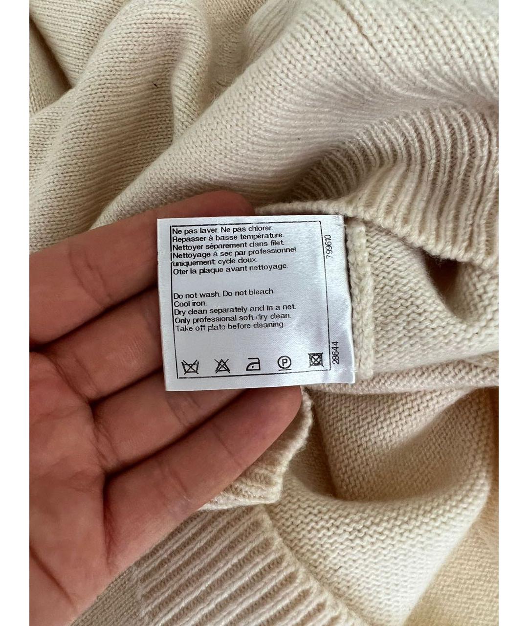 CHANEL Бежевый джемпер / свитер, фото 6