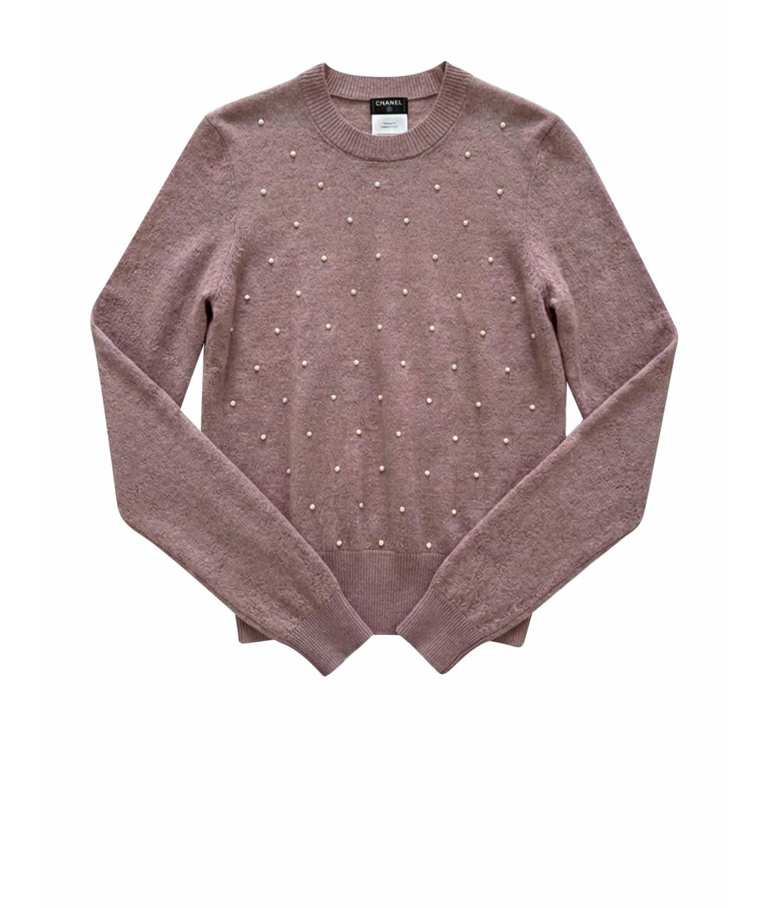CHANEL Розовый джемпер / свитер, фото 1