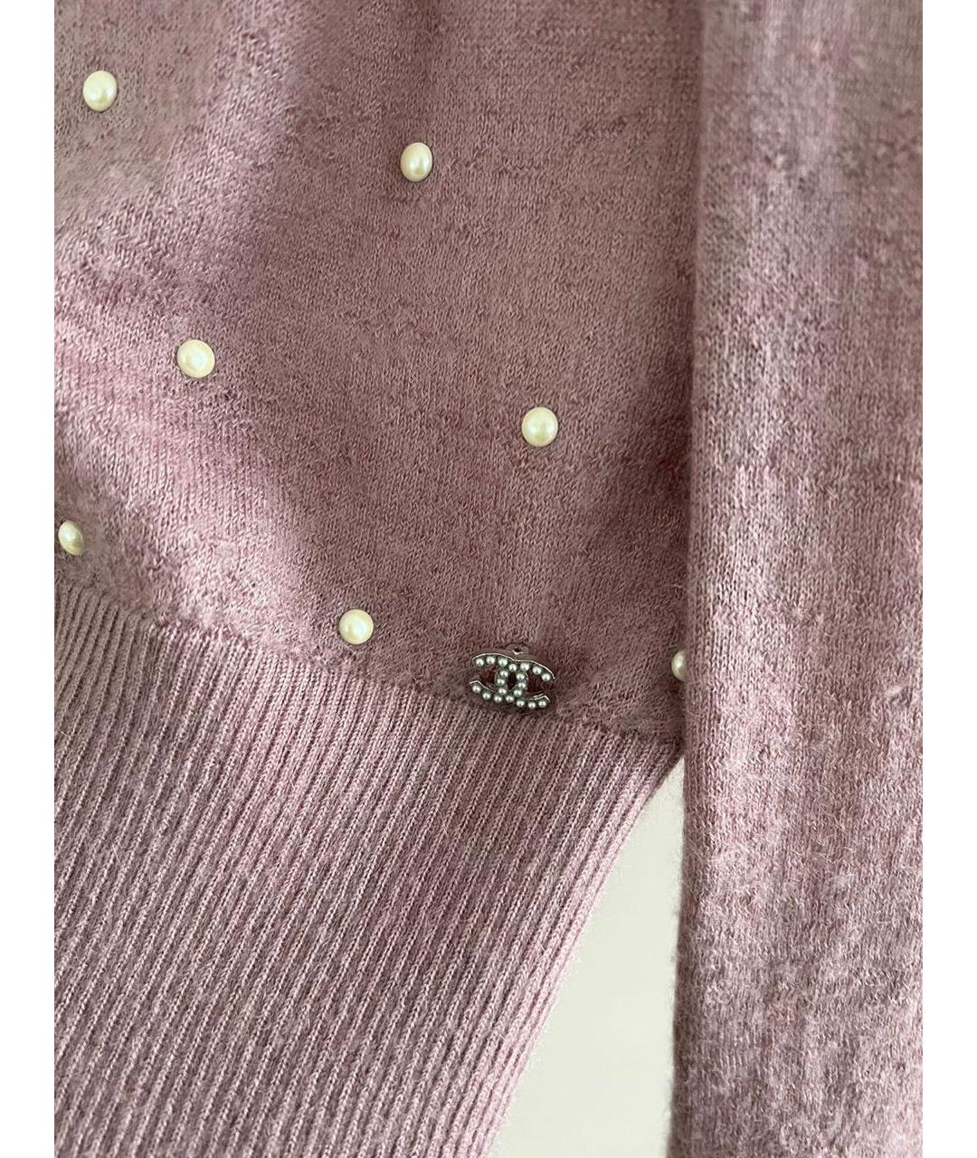 CHANEL Розовый джемпер / свитер, фото 4