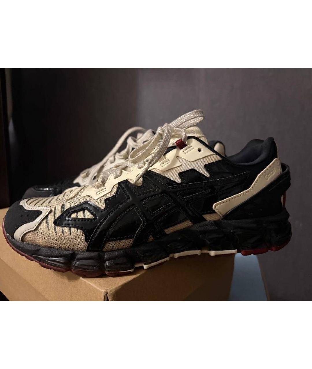 ASICS Черные синтетические низкие кроссовки / кеды, фото 5