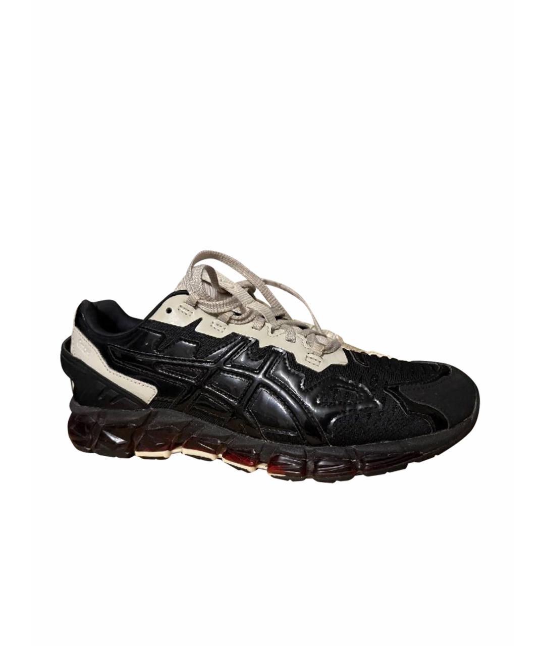 ASICS Черные синтетические низкие кроссовки / кеды, фото 1