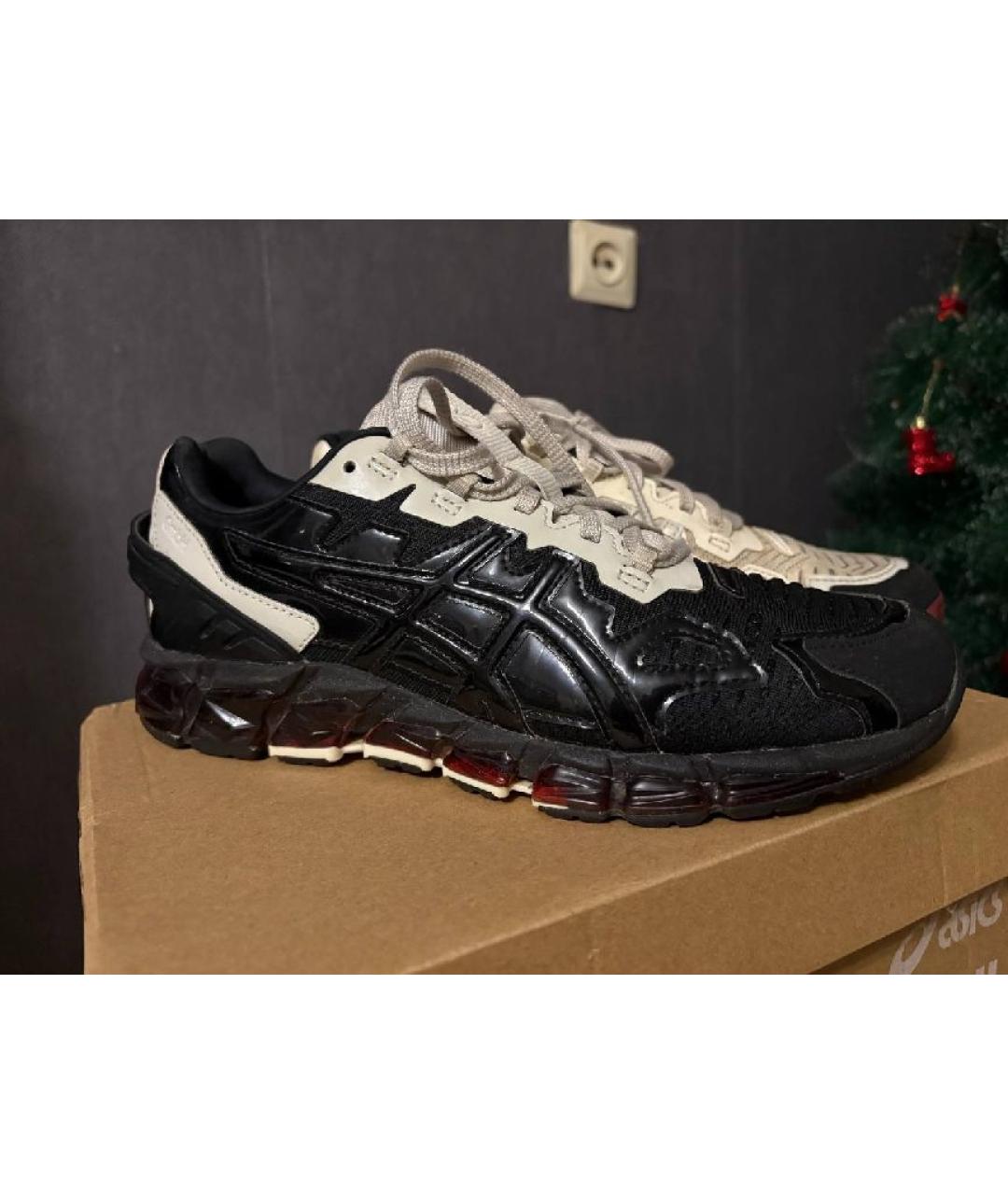 ASICS Черные синтетические низкие кроссовки / кеды, фото 9