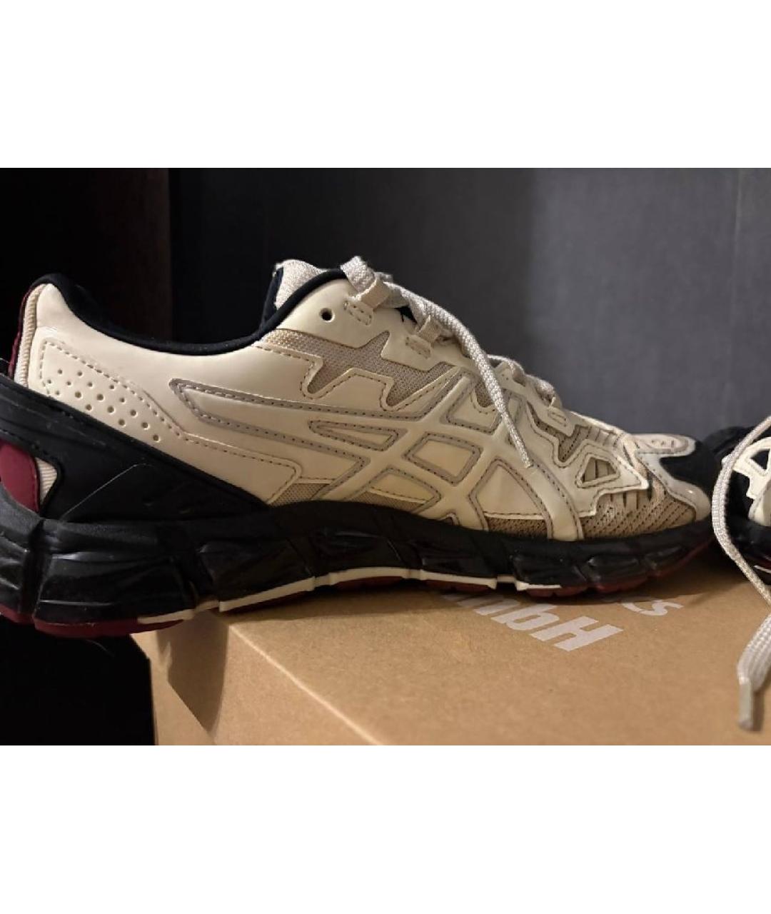 ASICS Черные синтетические низкие кроссовки / кеды, фото 8