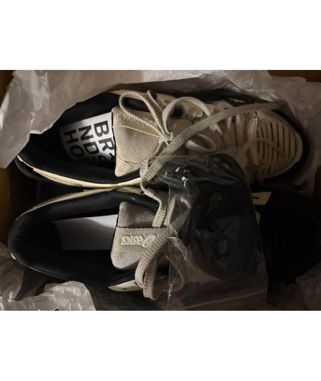 ASICS Черные синтетические низкие кроссовки / кеды, фото 6