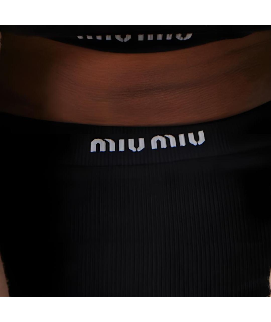 MIU MIU Черные трусы, фото 2