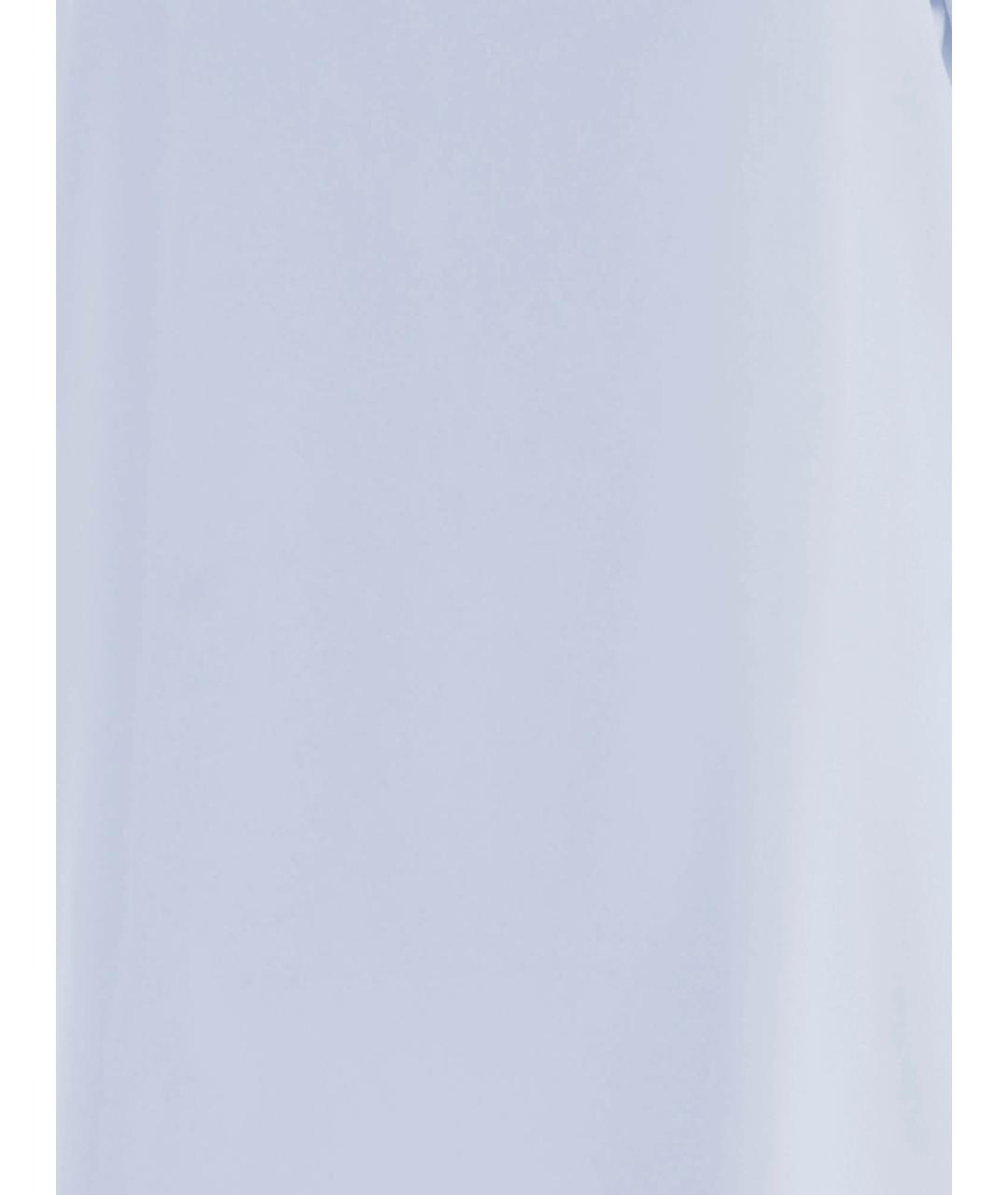 ALLUDE Голубая шелковая футболка, фото 3