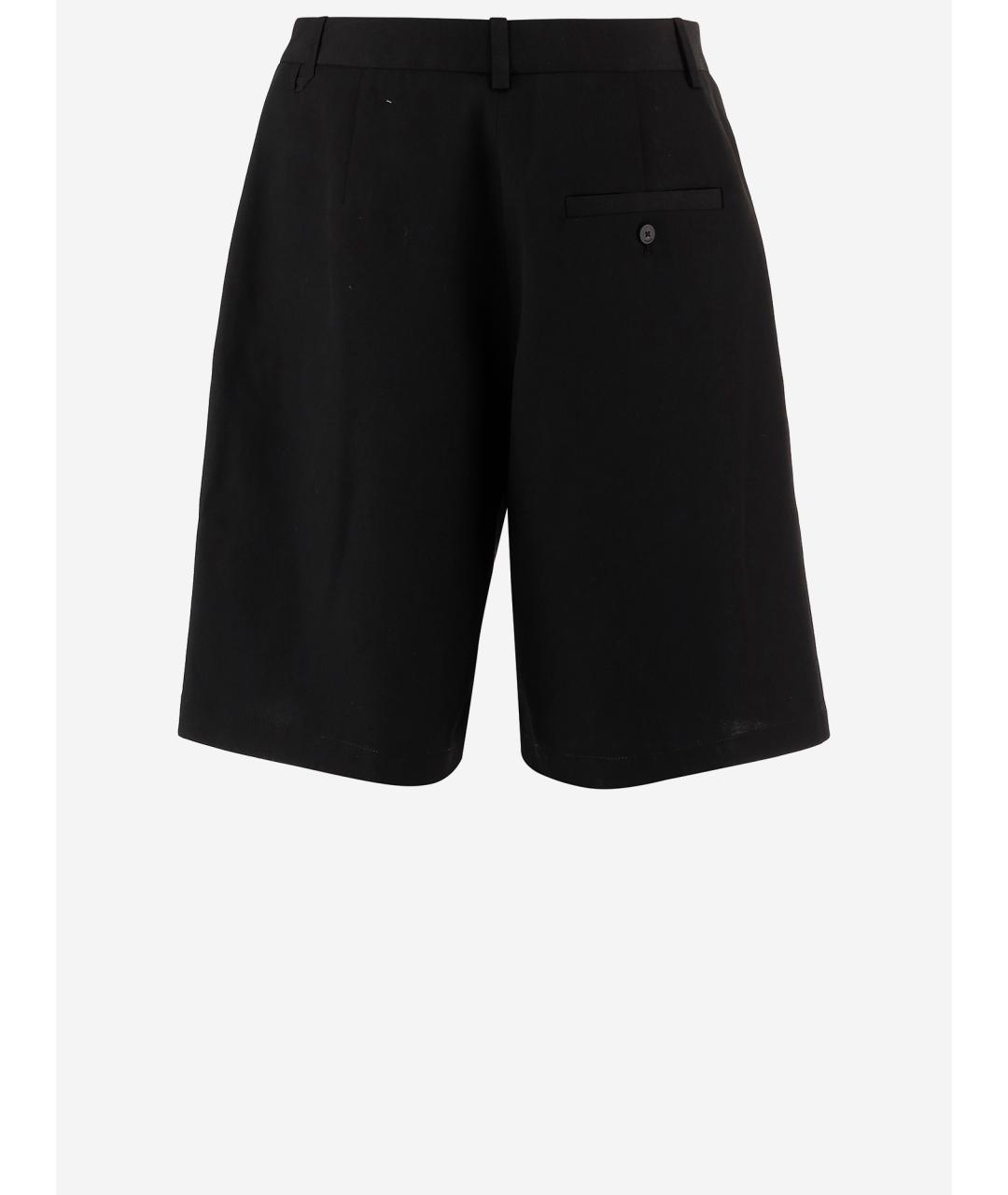 JACQUEMUS Черные шерстяные шорты, фото 2