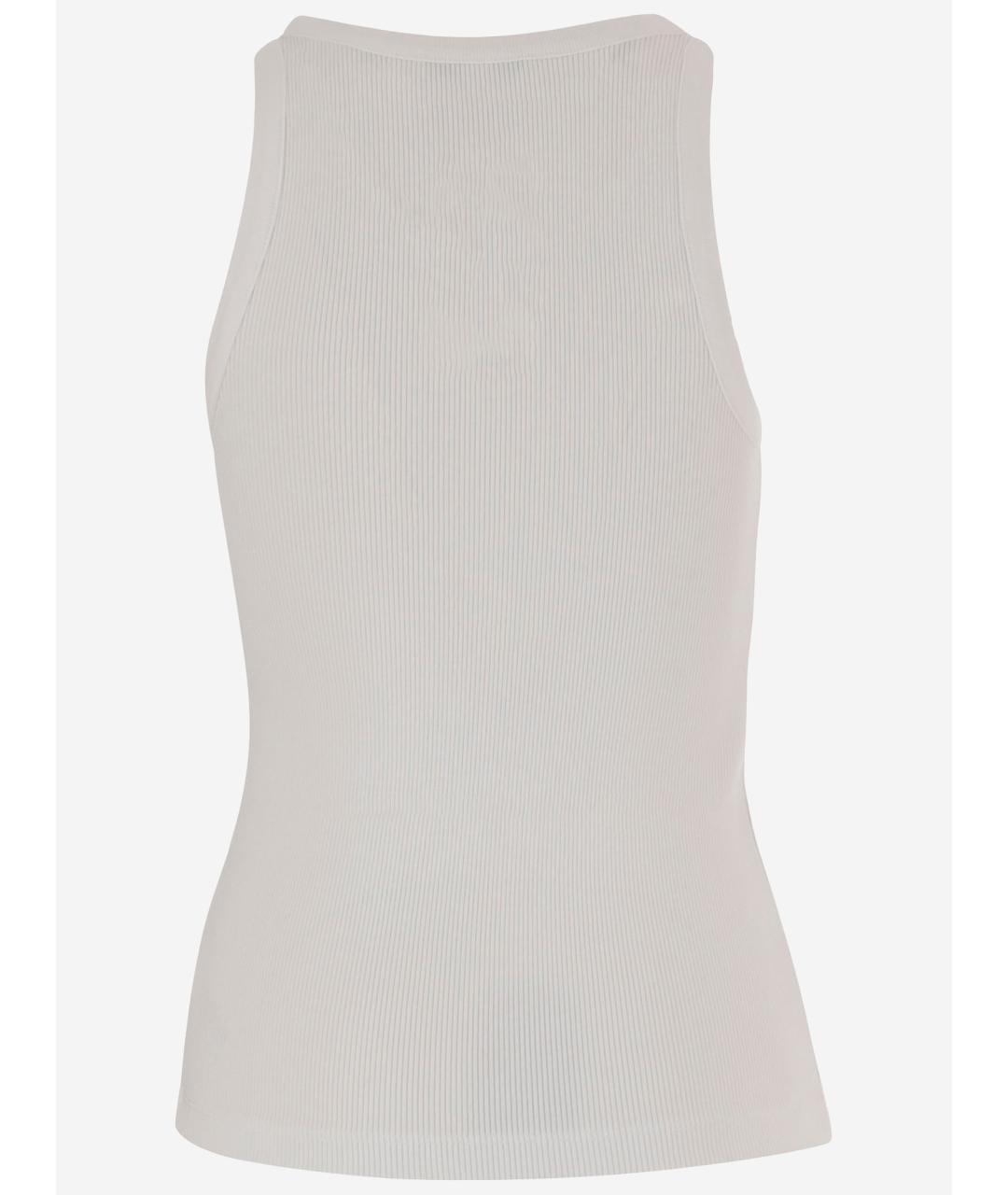 VINCE Белая хлопковая майка, фото 2