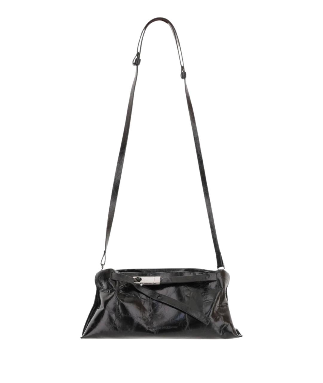 BENEDETTA BRUZZICHES Черная кожаная сумка через плечо, фото 1