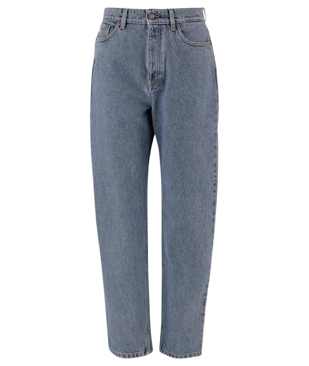 CHLOE Синие хлопковые прямые джинсы, фото 1