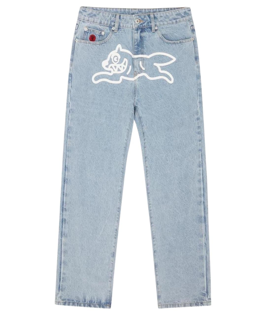 icecream Голубые хлопковые прямые джинсы, фото 1