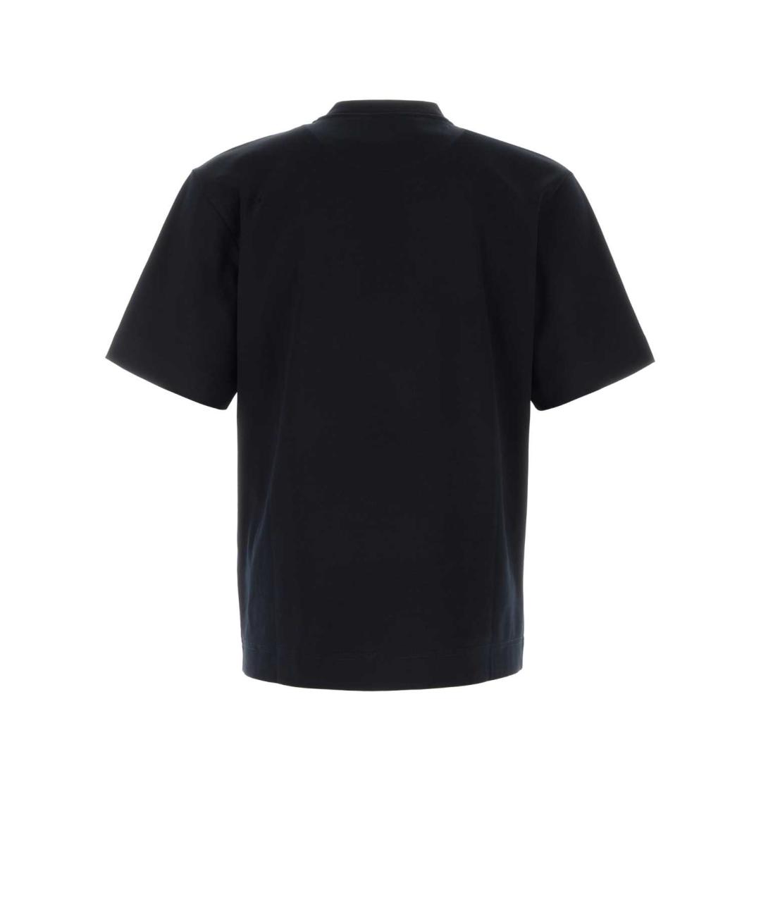 FENDI Черная хлопковая футболка, фото 2