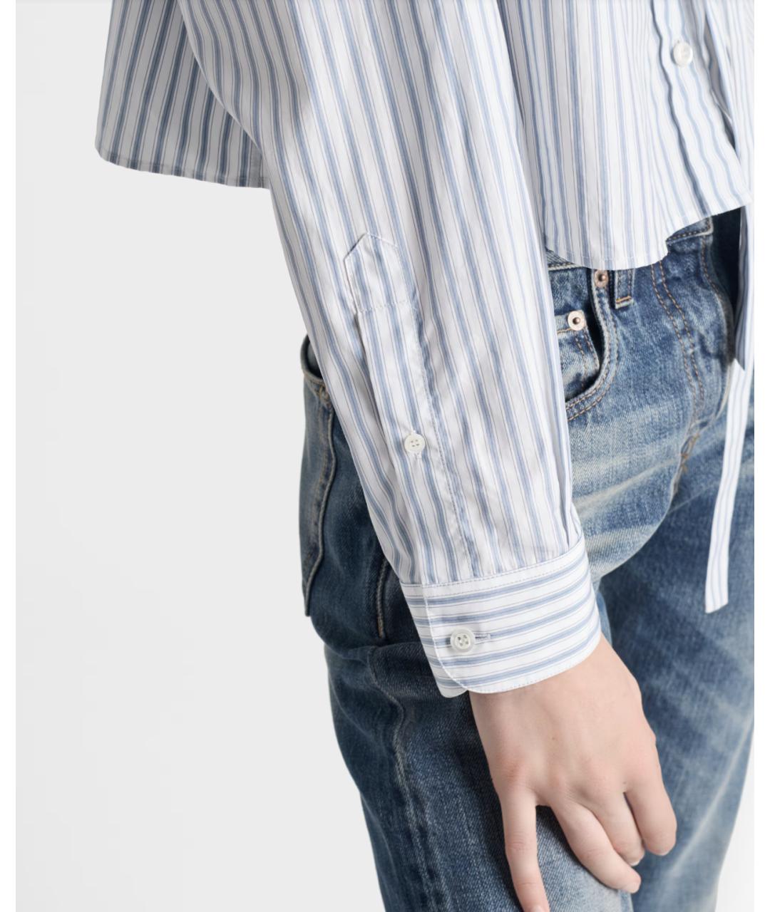 PRADA Синяя хлопковая рубашка, фото 4