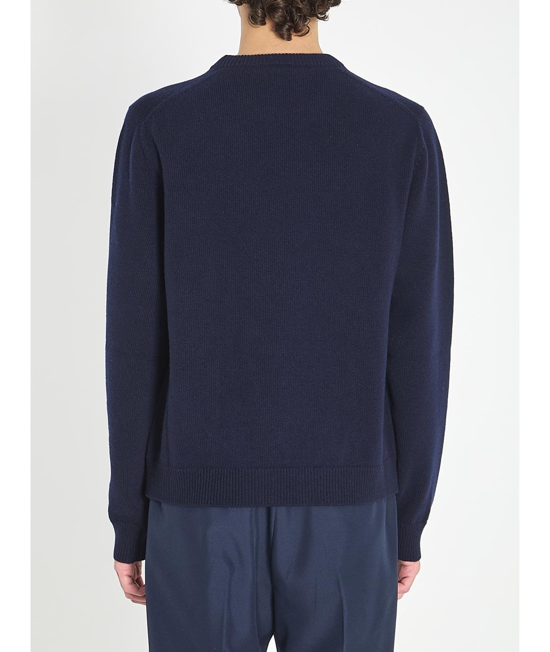 GUCCI Синий шерстяной джемпер / свитер, фото 4