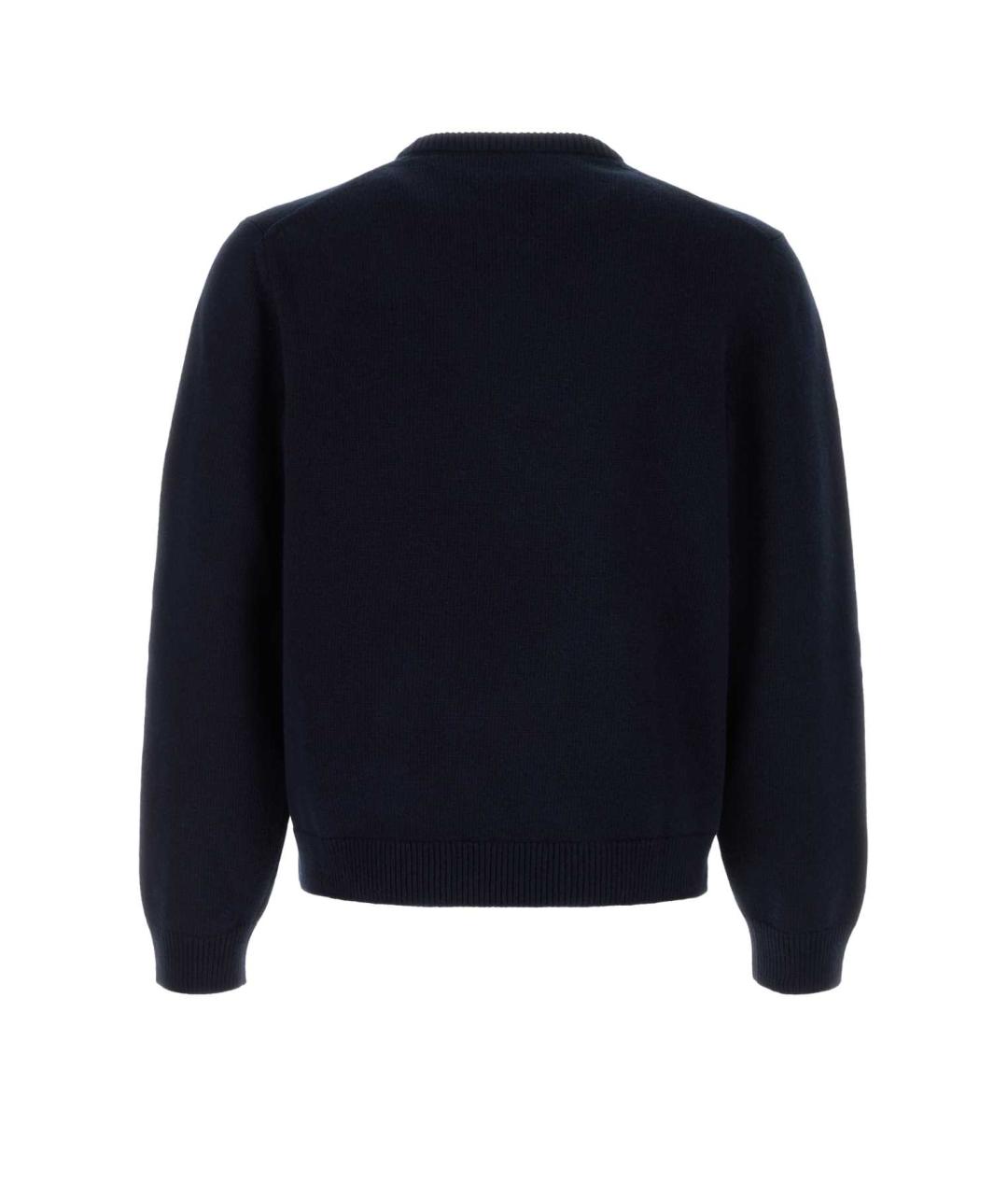 GUCCI Синий шерстяной джемпер / свитер, фото 2
