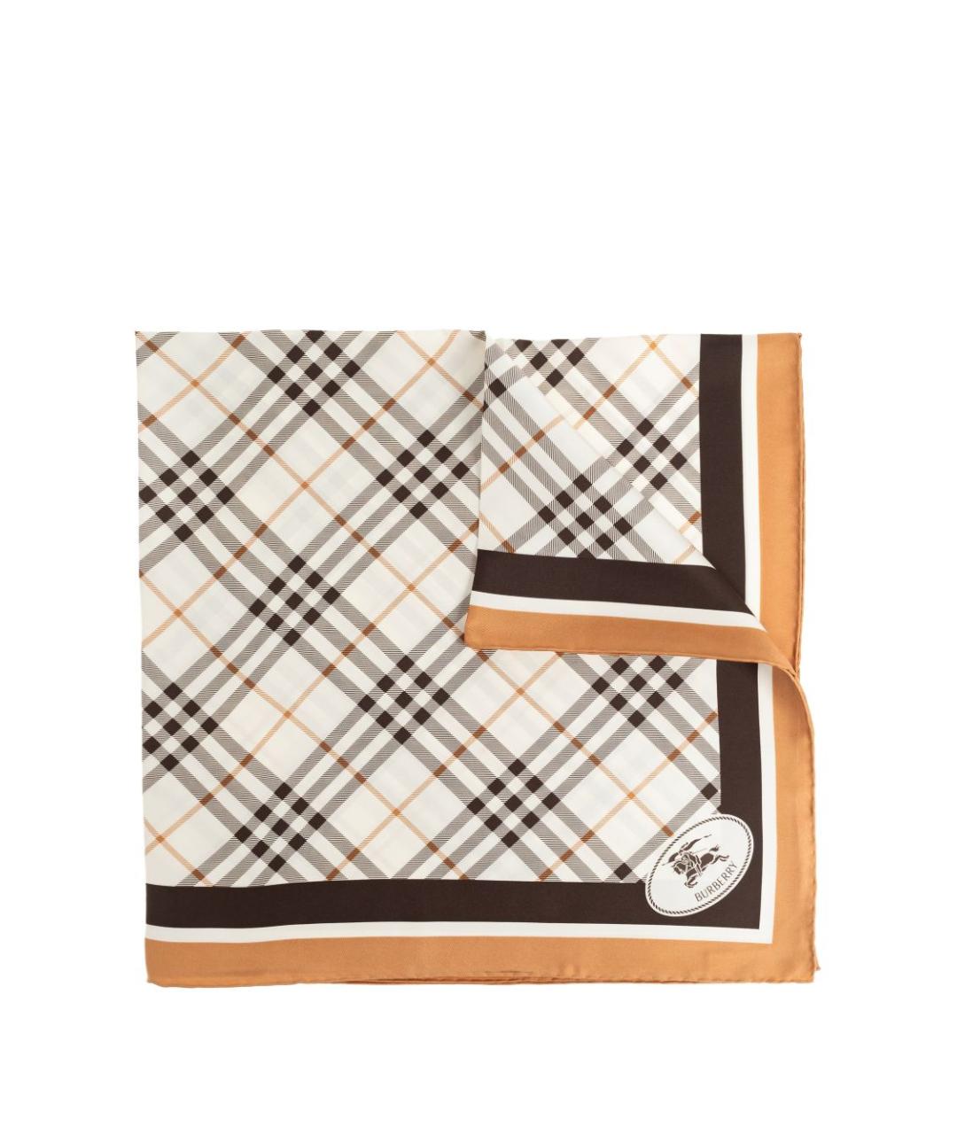 BURBERRY Мульти шелковый платок, фото 1