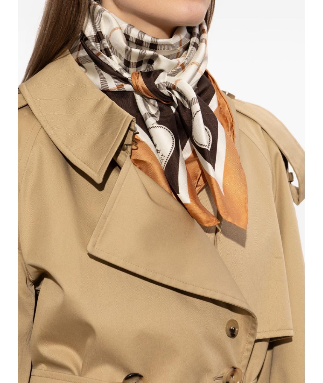 BURBERRY Мульти шелковый платок, фото 4
