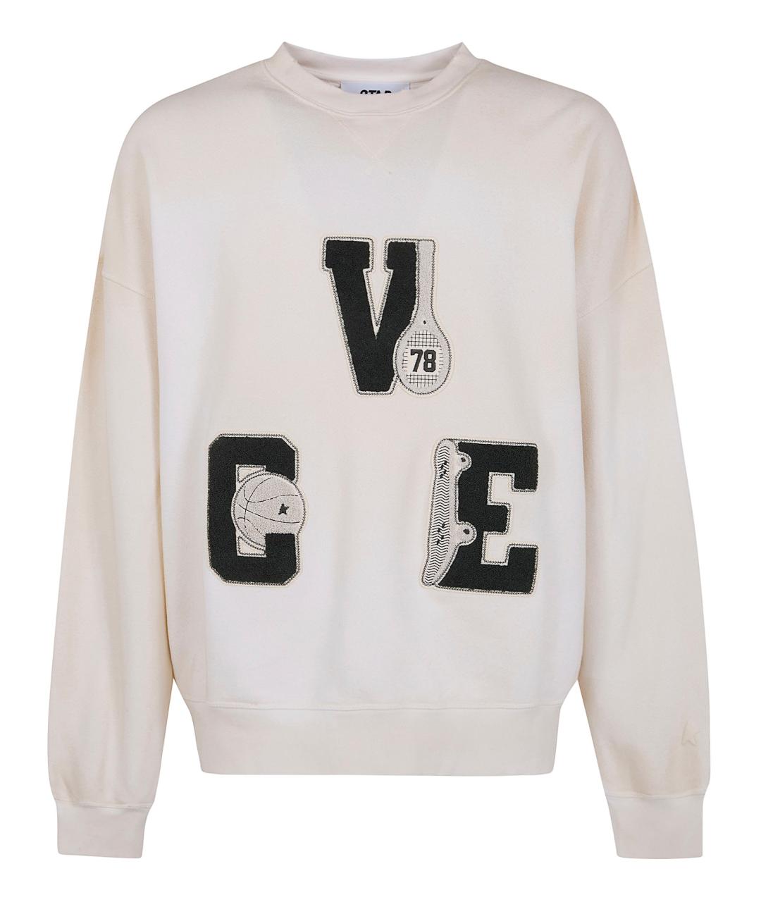 GOLDEN GOOSE DELUXE BRAND Серый хлопковый джемпер / свитер, фото 1